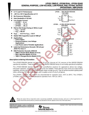 LPV324D datasheet  